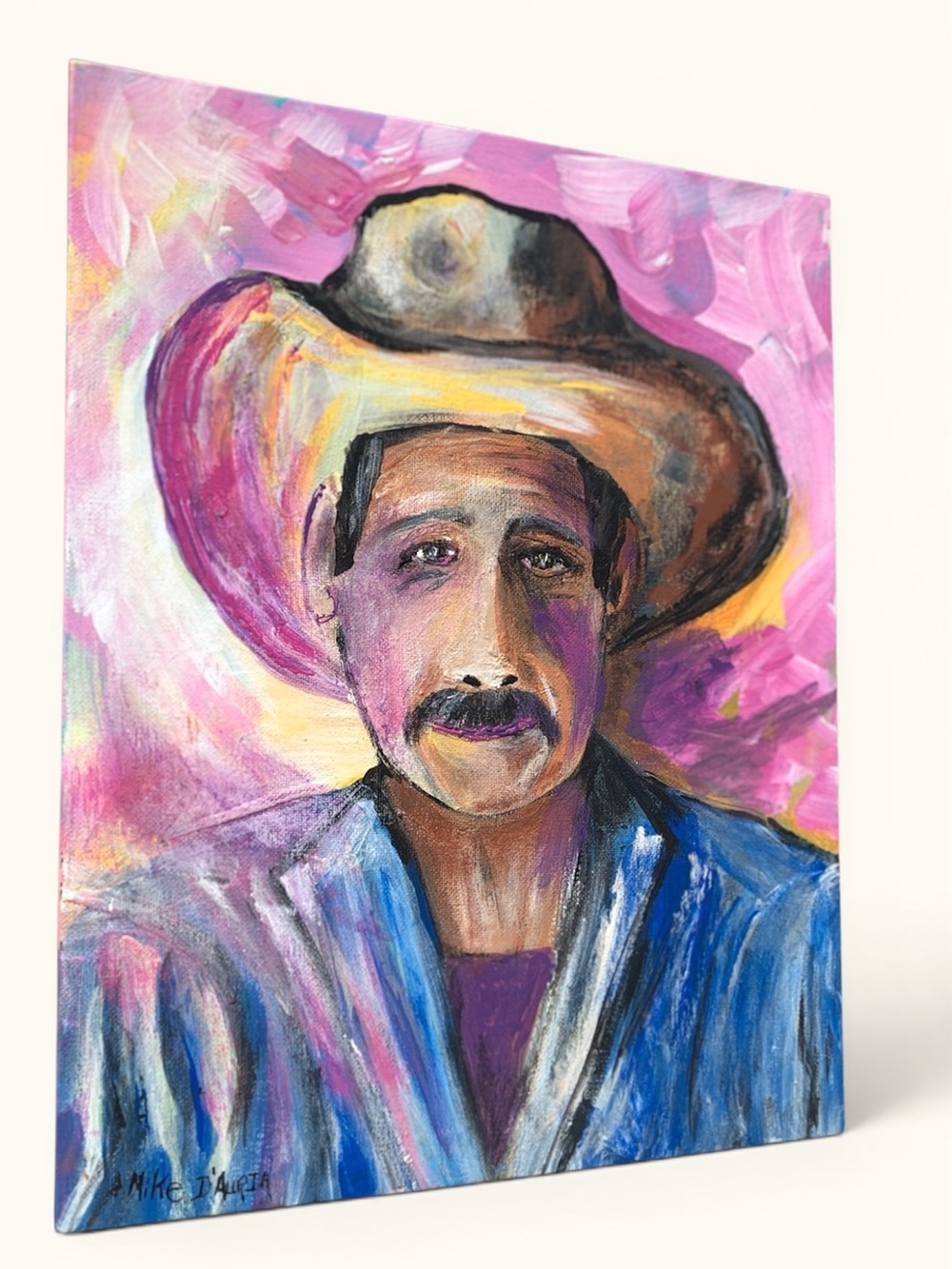 North Carolina Signed Artwork "Carlos From Taos"